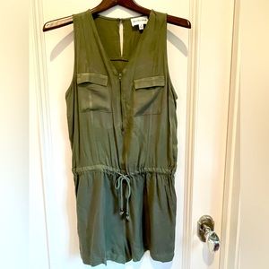 Olive + Oak - Green Romper. Great condition! Size: Medium. With drawstring.